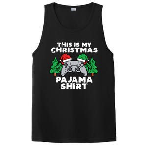 This Is My Christmas Pajama Shirts Video Games Boy Xmas PosiCharge Competitor Tank