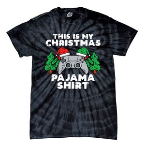 This Is My Christmas Pajama Shirts Video Games Boy Xmas Tie-Dye T-Shirt