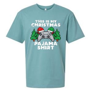 This Is My Christmas Pajama Shirts Video Games Boy Xmas Sueded Cloud Jersey T-Shirt