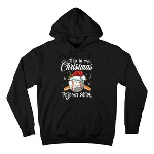 This Is My Christmas Baseball Pajama Hoodie