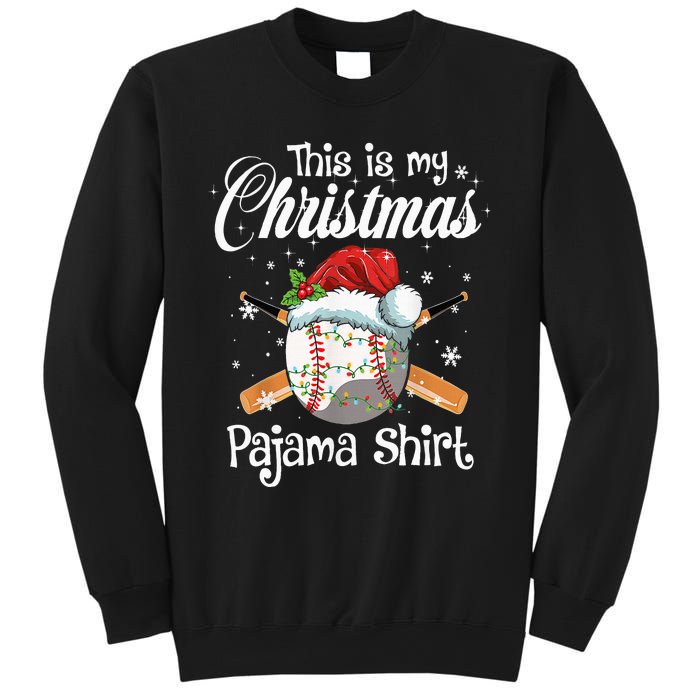 This Is My Christmas Baseball Pajama Sweatshirt