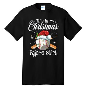 This Is My Christmas Baseball Pajama Tall T-Shirt