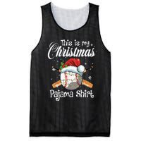 This Is My Christmas Baseball Pajama Mesh Reversible Basketball Jersey Tank