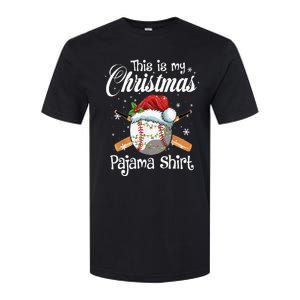 This Is My Christmas Baseball Pajama Softstyle CVC T-Shirt