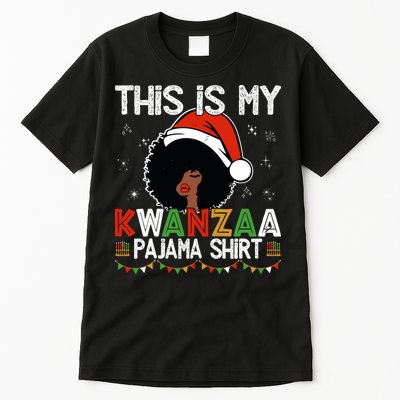 This Is My Kwanzaa Pajama Outfit Melanin African American Tall T-Shirt