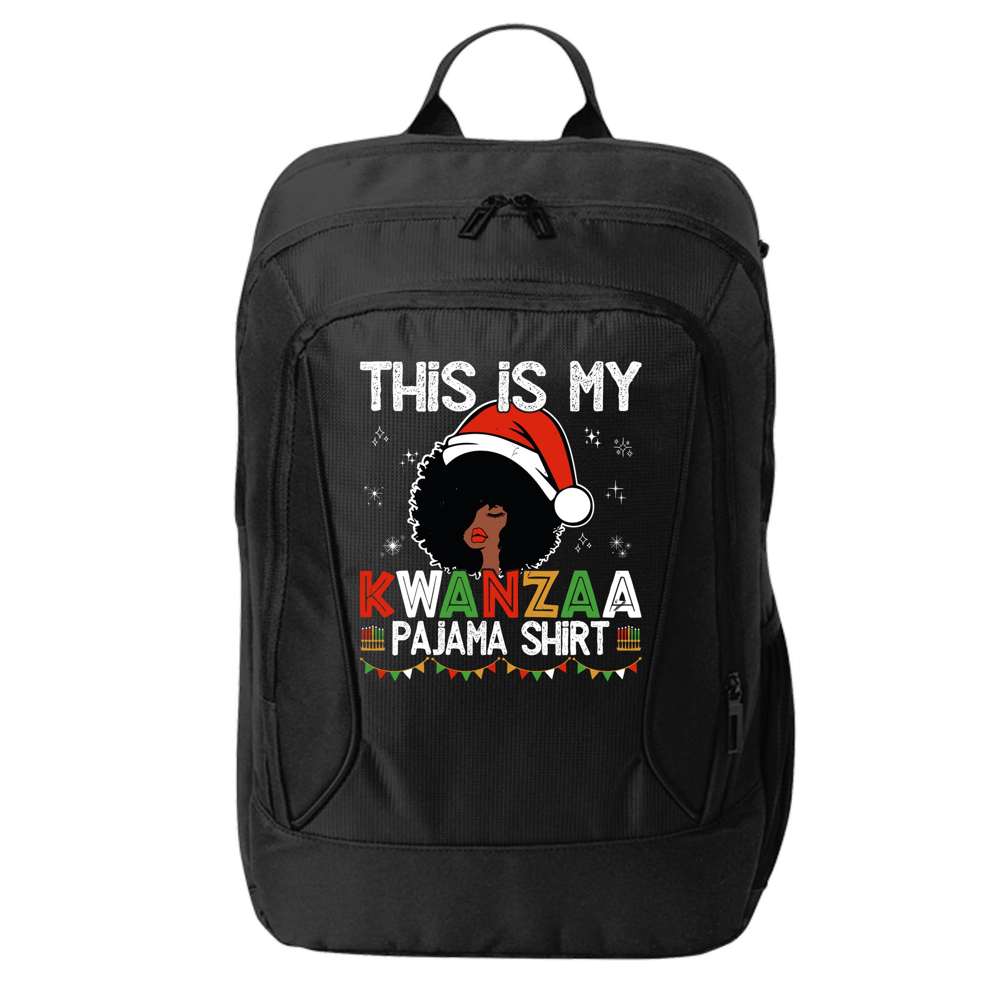 This Is My Kwanzaa Pajama Outfit Melanin African American City Backpack