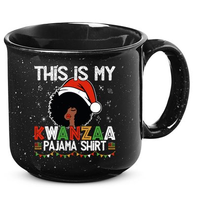 This Is My Kwanzaa Pajama Outfit Melanin African American 15oz Campfire Ceramic Mug
