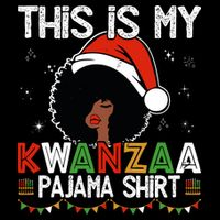 This Is My Kwanzaa Pajama Outfit Melanin African American Drawstring Bag