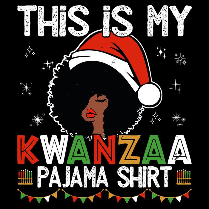 This Is My Kwanzaa Pajama Outfit Melanin African American Womens Tank Top