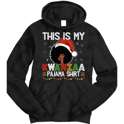 This Is My Kwanzaa Pajama Outfit Melanin African American Tie Dye Hoodie