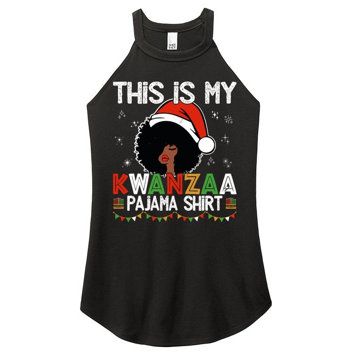 This Is My Kwanzaa Pajama Outfit Melanin African American Women's Perfect Tri Rocker Tank