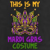 This Is My Mardi Gras Costume Festive 7 Panel Mesh Trucker Snapback Hat