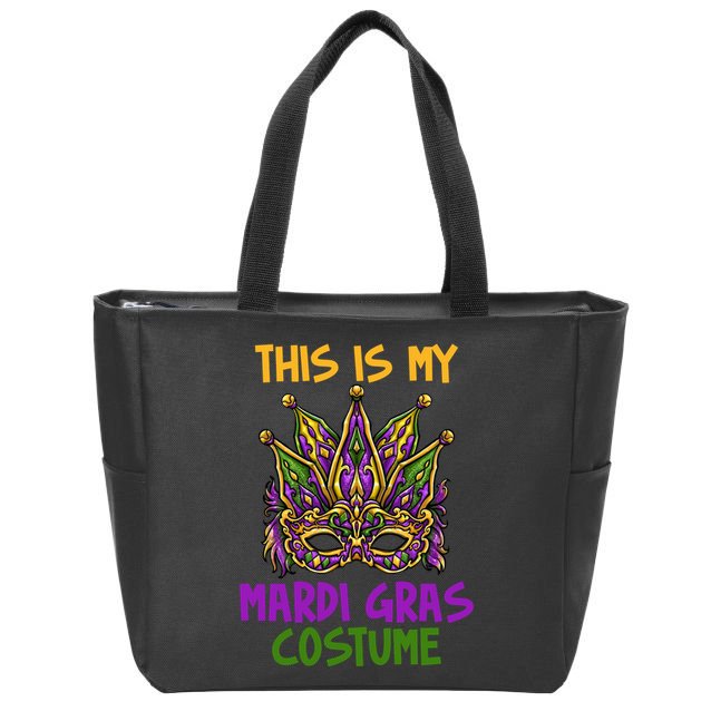 This Is My Mardi Gras Costume Festive Zip Tote Bag