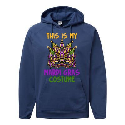 This Is My Mardi Gras Costume Festive Performance Fleece Hoodie