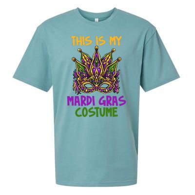 This Is My Mardi Gras Costume Festive Sueded Cloud Jersey T-Shirt