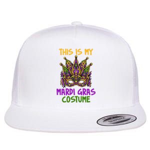 This Is My Mardi Gras Costume Festive Flat Bill Trucker Hat