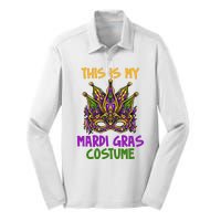 This Is My Mardi Gras Costume Festive Silk Touch Performance Long Sleeve Polo