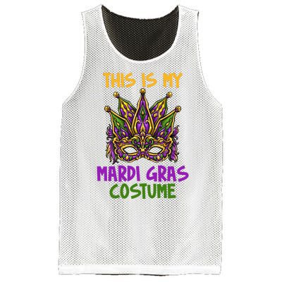 This Is My Mardi Gras Costume Festive Mesh Reversible Basketball Jersey Tank