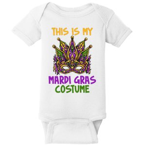 This Is My Mardi Gras Costume Festive Baby Bodysuit