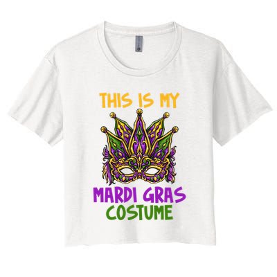 This Is My Mardi Gras Costume Festive Crop Top