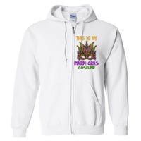 This Is My Mardi Gras Costume Festive Full Zip Hoodie