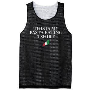 This Is My Pasta Eating Funny Italian Humor Italy Mesh Reversible Basketball Jersey Tank