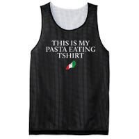 This Is My Pasta Eating Funny Italian Humor Italy Mesh Reversible Basketball Jersey Tank