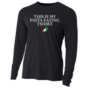 This Is My Pasta Eating Funny Italian Humor Italy Cooling Performance Long Sleeve Crew