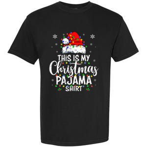 This Is My Christmas Pajama Lights Garment-Dyed Heavyweight T-Shirt