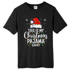 This Is My Christmas Pajama Lights Tall Fusion ChromaSoft Performance T-Shirt