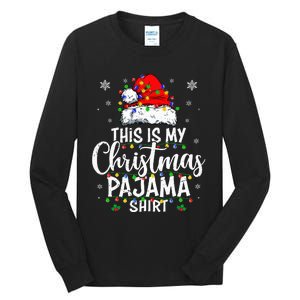 This Is My Christmas Pajama Lights Tall Long Sleeve T-Shirt