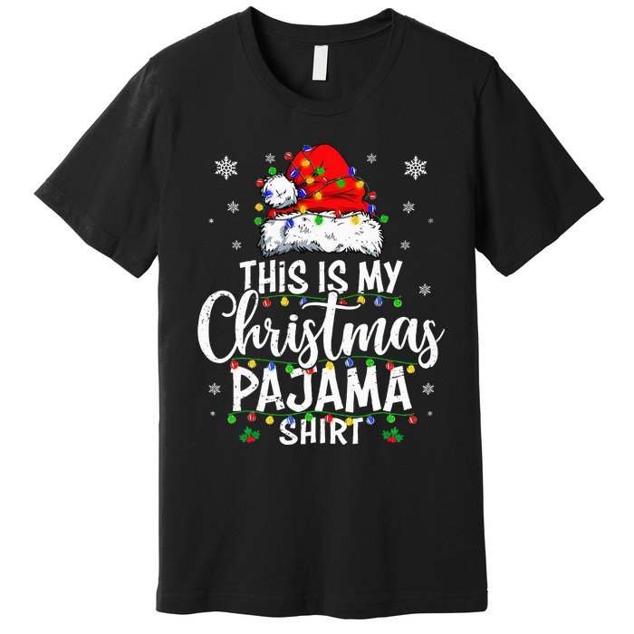 This Is My Christmas Pajama Lights Premium T-Shirt