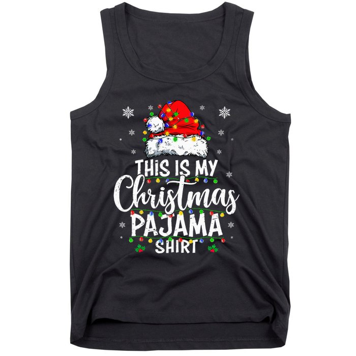 This Is My Christmas Pajama Lights Tank Top