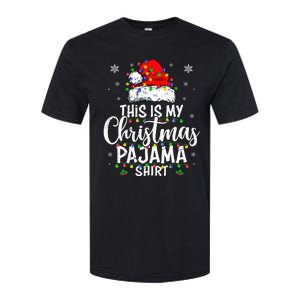 This Is My Christmas Pajama Lights Softstyle CVC T-Shirt