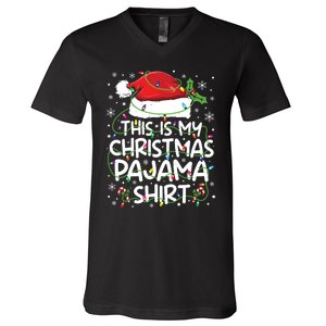 This Is My Christmas Pajamas V-Neck T-Shirt