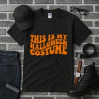 This Is My Halloween Costume Retro Tall T-Shirt