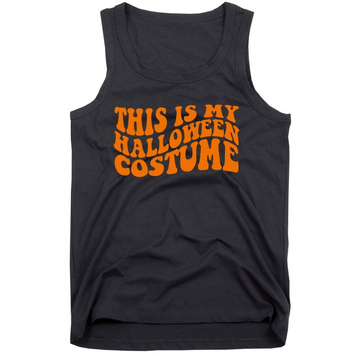 This Is My Halloween Costume Retro Tank Top