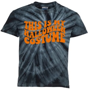 This Is My Halloween Costume Retro Kids Tie-Dye T-Shirt