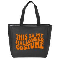 This Is My Halloween Costume Retro Zip Tote Bag