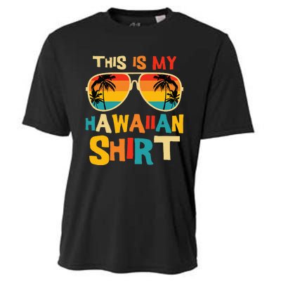 This Is My Hawaiian Tropical Luau Costume Cooling Performance Crew T-Shirt