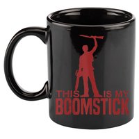 This Is My Boomstick Shotgun Chainsaw Dead Evil Halloween Gift 11oz C Handle Ceramic Mug