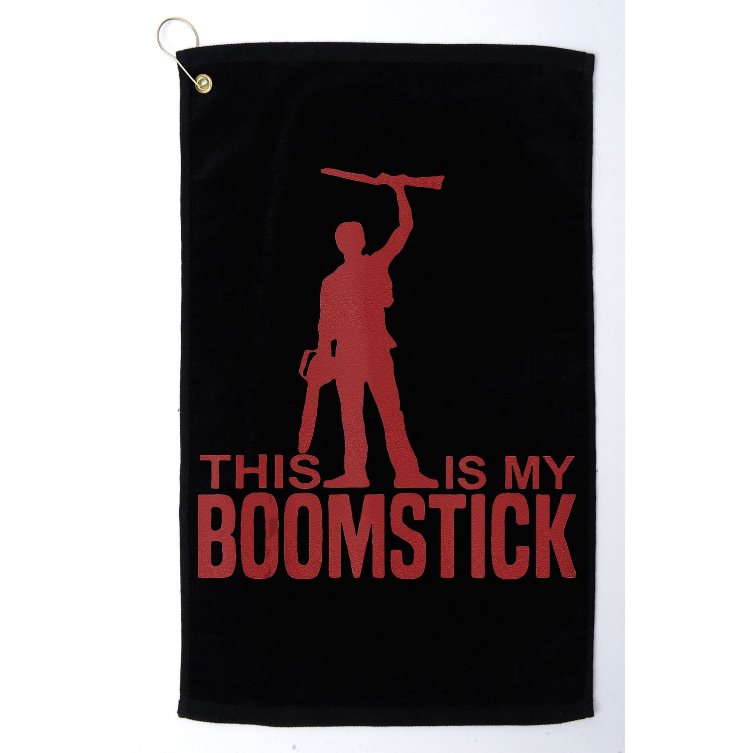 This Is My Boomstick Shotgun Chainsaw Dead Evil Halloween Gift Golf Towel