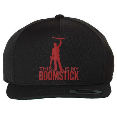 This Is My Boomstick Shotgun Chainsaw Dead Evil Halloween Gift Wool Snapback Cap