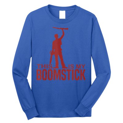 This Is My Boomstick Shotgun Chainsaw Dead Evil Halloween Gift Long Sleeve Shirt
