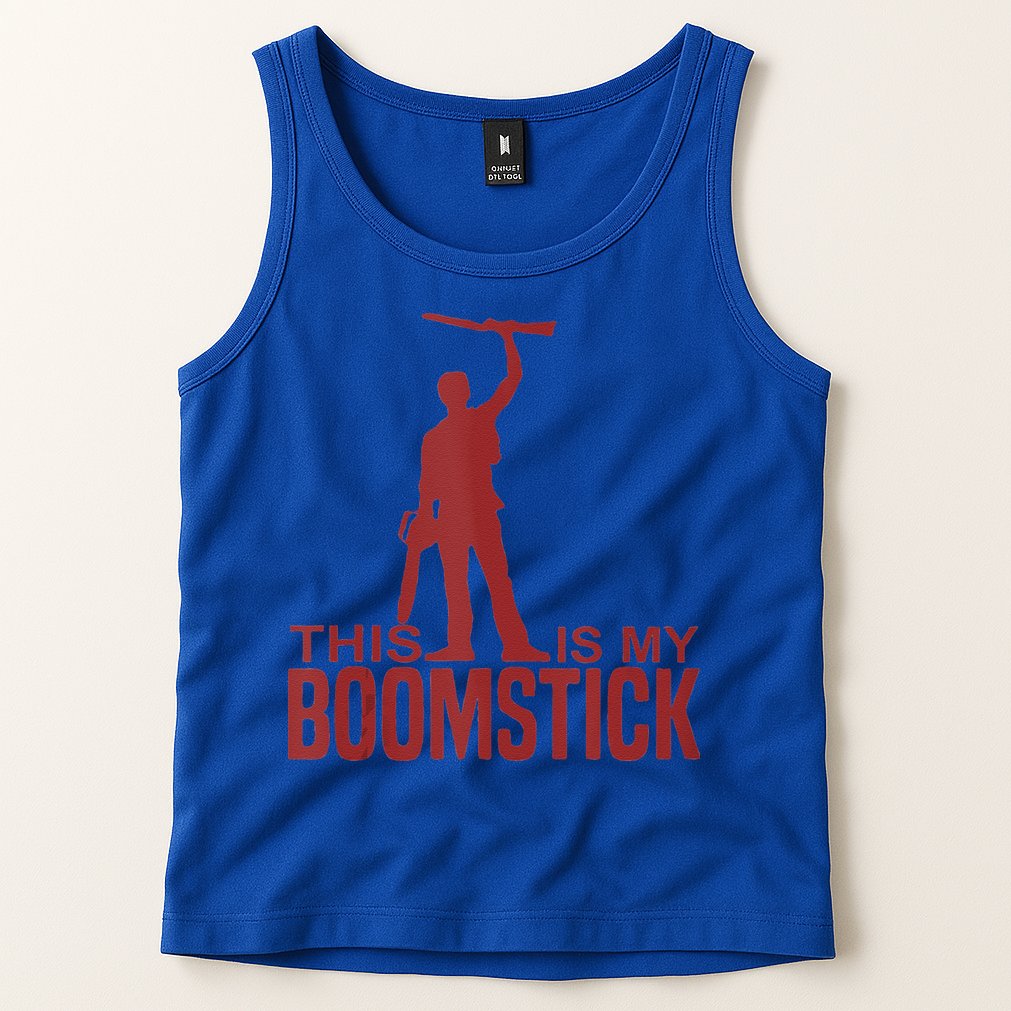 This Is My Boomstick Shotgun Chainsaw Dead Evil Halloween Gift Tank Top