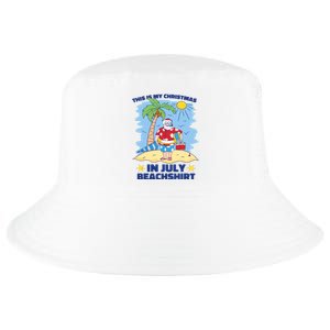 This Is My Christmas In July Beachshirt Funny Xmas Santa Cool Comfort Performance Bucket Hat