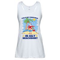 This Is My Christmas In July Beachshirt Funny Xmas Santa Ladies Essential Flowy Tank