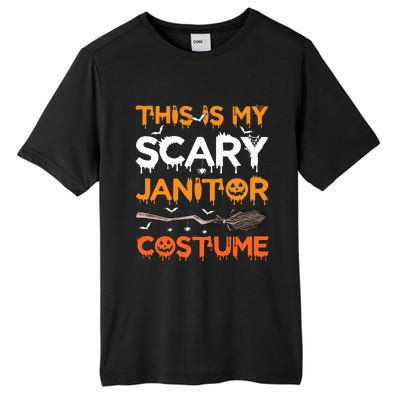 This Is My Scary Janitor Costume Halloween Gift Tall Fusion ChromaSoft Performance T-Shirt