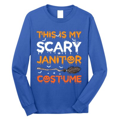 This Is My Scary Janitor Costume Halloween Gift Long Sleeve Shirt