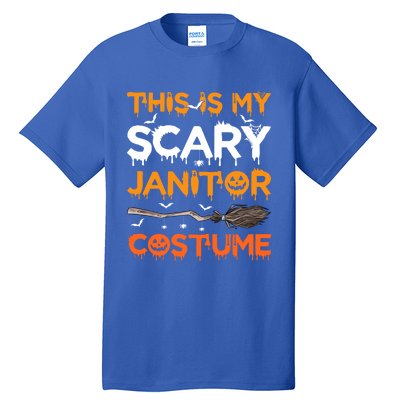 This Is My Scary Janitor Costume Halloween Gift Tall T-Shirt